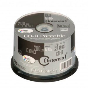 Pack 50x CD-R 700MB / 80min Printable - INTENSO