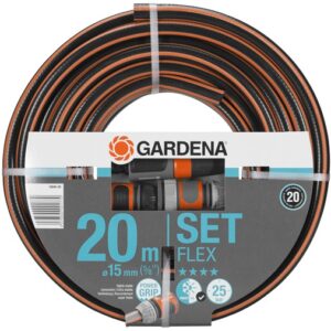 Mangueira FLEX Comfort 5/8 ?15mm (20 mts) + Acess?rios - GARDENA