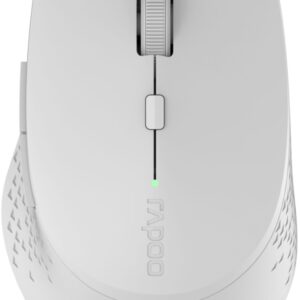 Rato Ótico M300 Silent Wireless 1600DPI (Cinza claro) - RAPOO