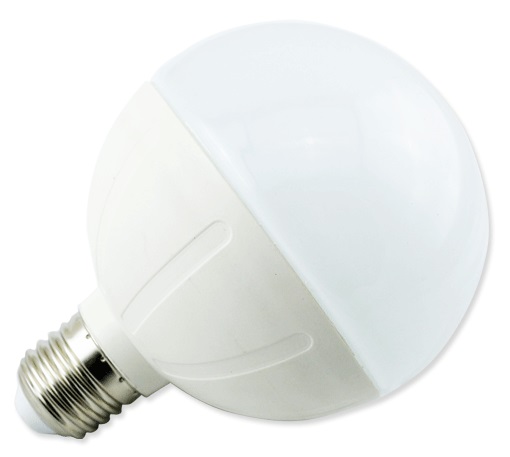 Lampada LED E27 C5 G95 220V 15W Branco Q. 3000K 1500Lm