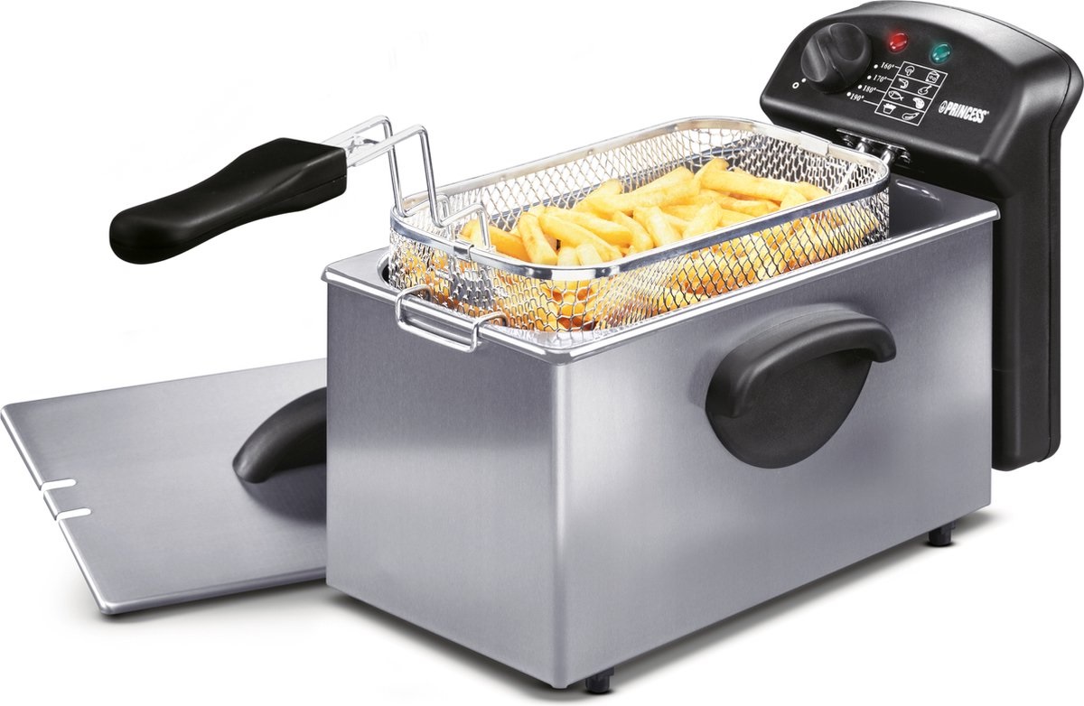 Fritadeira Castel Familiar 2000W 3L (Inox) - PRINCESS
