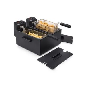 Fritadeira Dulpa 2x 1800W 2x 3L (Preto) - PRINCESS