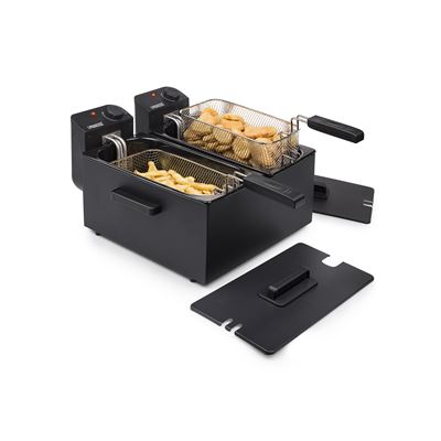 Fritadeira Dulpa 2x 1800W 2x 3L (Preto) - PRINCESS