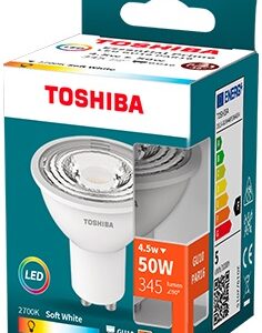 L?mpada LED Essential Prime GU10 4,5W 36D 2700K 385Lm - TOSHIBA