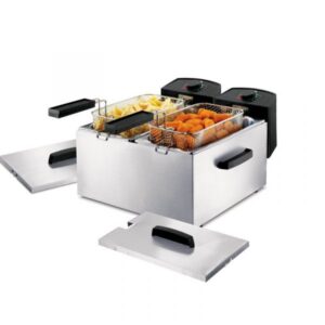 Fritadeira Dulpa 2x1800W 2x3L (Inox) - PRINCESS