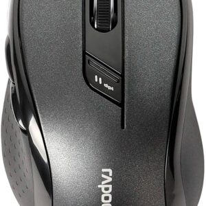 Rato Ótico M500 Silent Wireless 1600DPI (Preto) - RAPOO