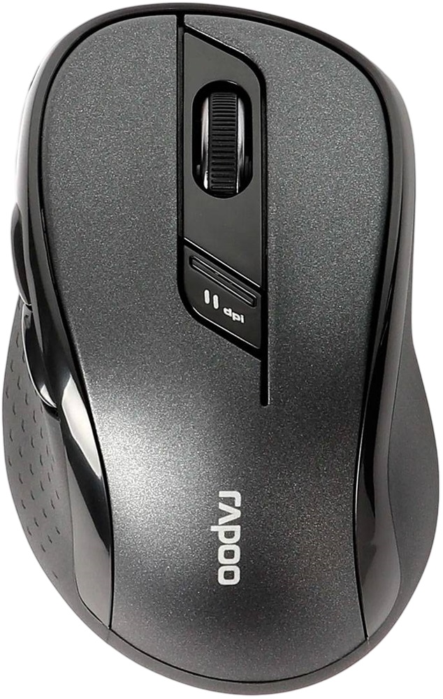 Rato Ótico M500 Silent Wireless 1600DPI (Preto) - RAPOO