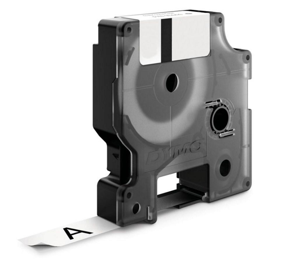 Fita Original Preto Sobre Branco (5,5 mts/1,9cm) - DYMO