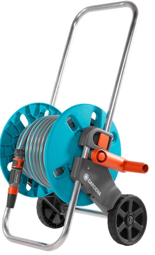 Mangueira Trolley CleverRoll S Set Hose (20 mts) + Acessórios - GARDENA