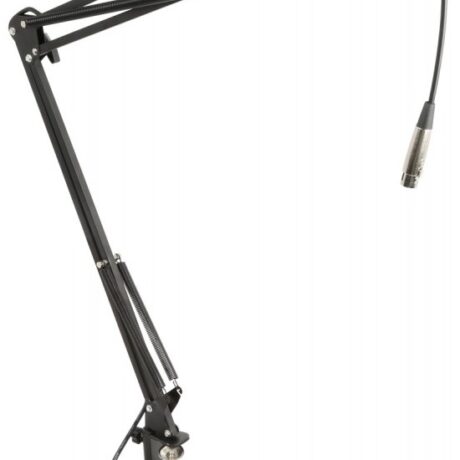 Suporte de Mesa p/ Microfones de Estúdio c/ Cabo Incorporado - VONYX