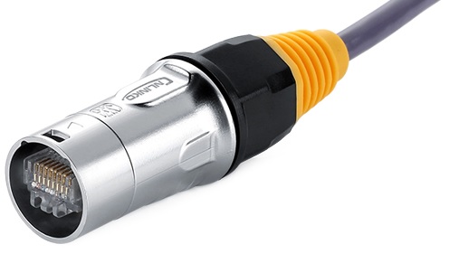 Ficha RJ45 UTP (tipo XLR) Macho (IP65)