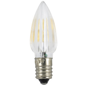 Lampada LED (tipo Vela) E10 24V Branco Q. 3000K