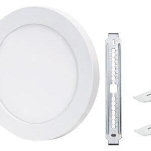 Painel de LED Superficie Redondo Ajustável (Ø 16,5cm) 12W 3 Cores (3000K/4000K/6000K) 850Lm