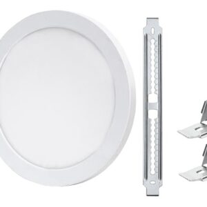 Painel de LED Superficie Redondo Ajustável (Ø 22cm) 18W 3 Cores (3000K/4000K/6000K) 1350Lm