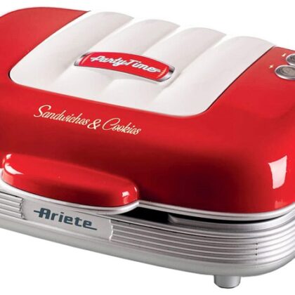Sanduicheira & Cookies Party Time 700W (Vermelho) - ARIETE