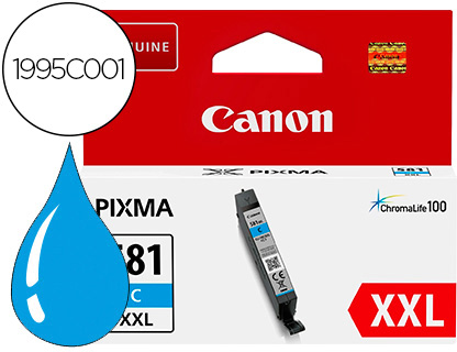 Tinteiro 581 Xxl Ts9550 / Ts705 (Ciano) - CANON