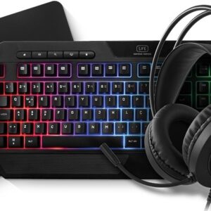 Combo Gaming Teclado PT + Rato + Headset + Tapete All 4 One - 1LIFE