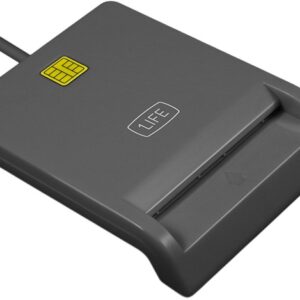 Leitor de Cart?o Cidad?o cr:citizen USB 2.0 (Preto) - 1LIFE