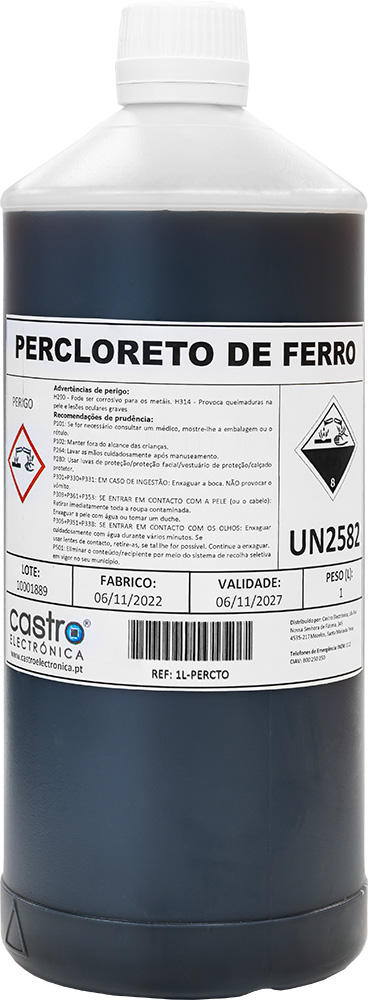 Percloreto de Ferro Ácido Liquido FeCl3 (1L)