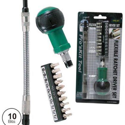 Chave Multifunções Flexível c/ 10 Bits - Proskit