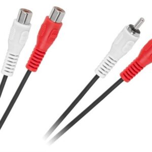 Cabo 2 RCA Macho - 2 RCA Femea (1,5 mts)
