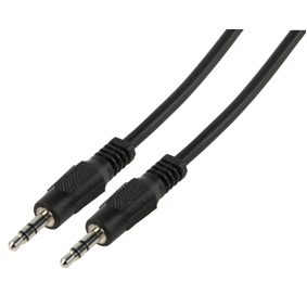 Cabo Jack 3,5mm Macho - Jack 3,5mm Macho Stereo (5 mts)