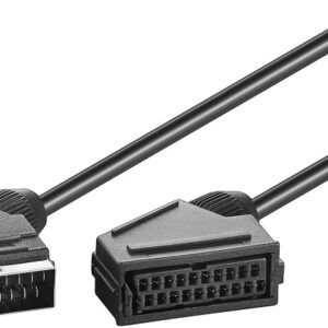 Cabo SCART Macho - SCART Femea (21 Pinos) - 2 mts