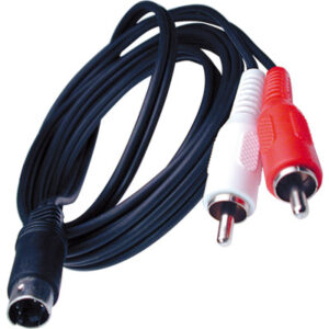Cabo S-Video Macho - 2 RCA Macho (2 mts)