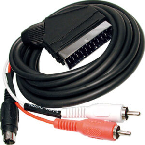 Cabo SCART 21 Pinos - 2 RCA Mscho - S-Video (1,5 mts)