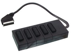 Scart Box 1 Entrada - 5 Saidas