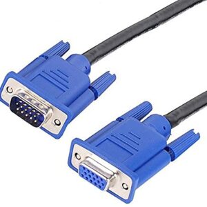 Cabo (VGA) DB15 Macho + (VGA) DB15 Femea - 1,5 mts