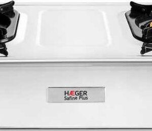 Fogareiro de 2 Bocas a Gás (Inox) - HAEGER
