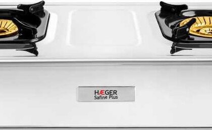 Fogareiro de 2 Bocas a Gás (Inox) - HAEGER