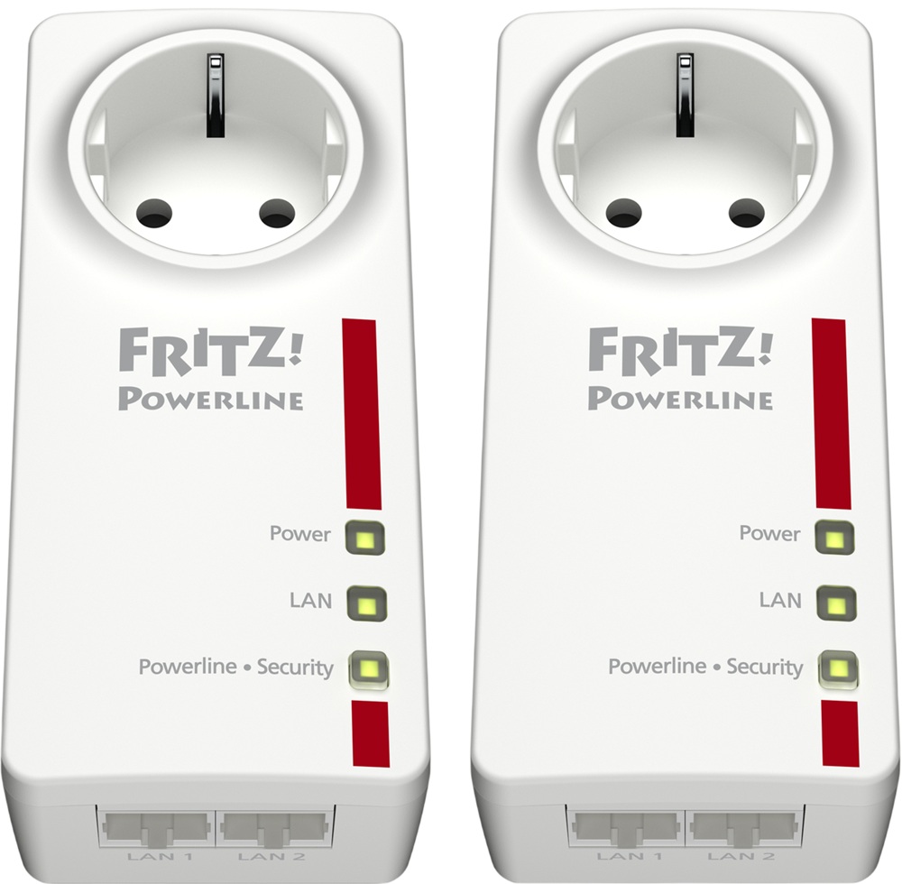 Pack 2x Powerlines 1220E Set Extensor Wi-Fi Gigabit - FRITZ
