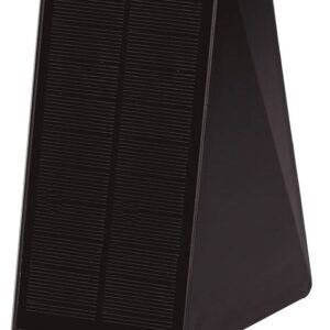 Aplique LED Solar Jankia 2x 2W Branco 4200K 1500mAh c/ Sensor PIR + Crepuscular (Preto) - GSC