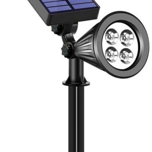 Projetor LED Solar t/ Estaca 3W 4200K 250Lm Alezu (IP67) - GSC