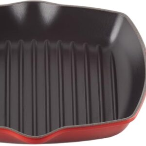 Grelhador Skillet Quadrado 26cm (Vermelho) - LE CREUSET