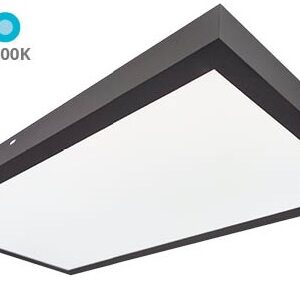 Painel de LED Superficie (120 x 30cm) 40W 6000K 4000Lm (Preto) - GSC