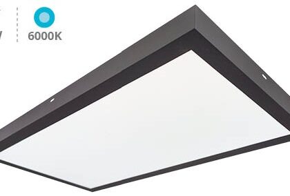 Painel de LED Superficie (120 x 60 cm) 60W 6000K 6000Lm (Preto) - GSC
