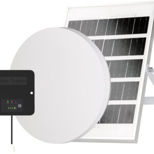 Candeeiro Plafon Telfer LED 6500W 6W c/ Painel Solar (Branco) - GSC