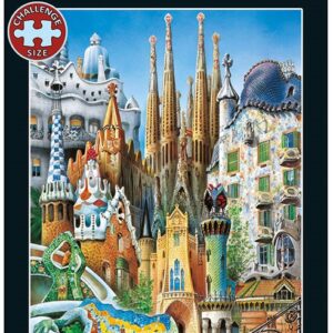 Puzzle Miniature 1000 Gaud? - EDUCA