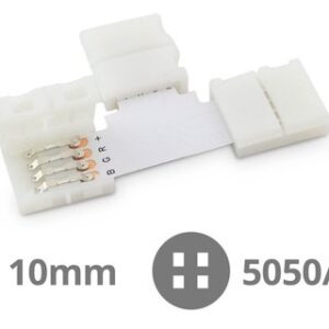 Conector União em Forma de T 10mm (SMD5050/RGB) p/ Fita de LEDs - GSC