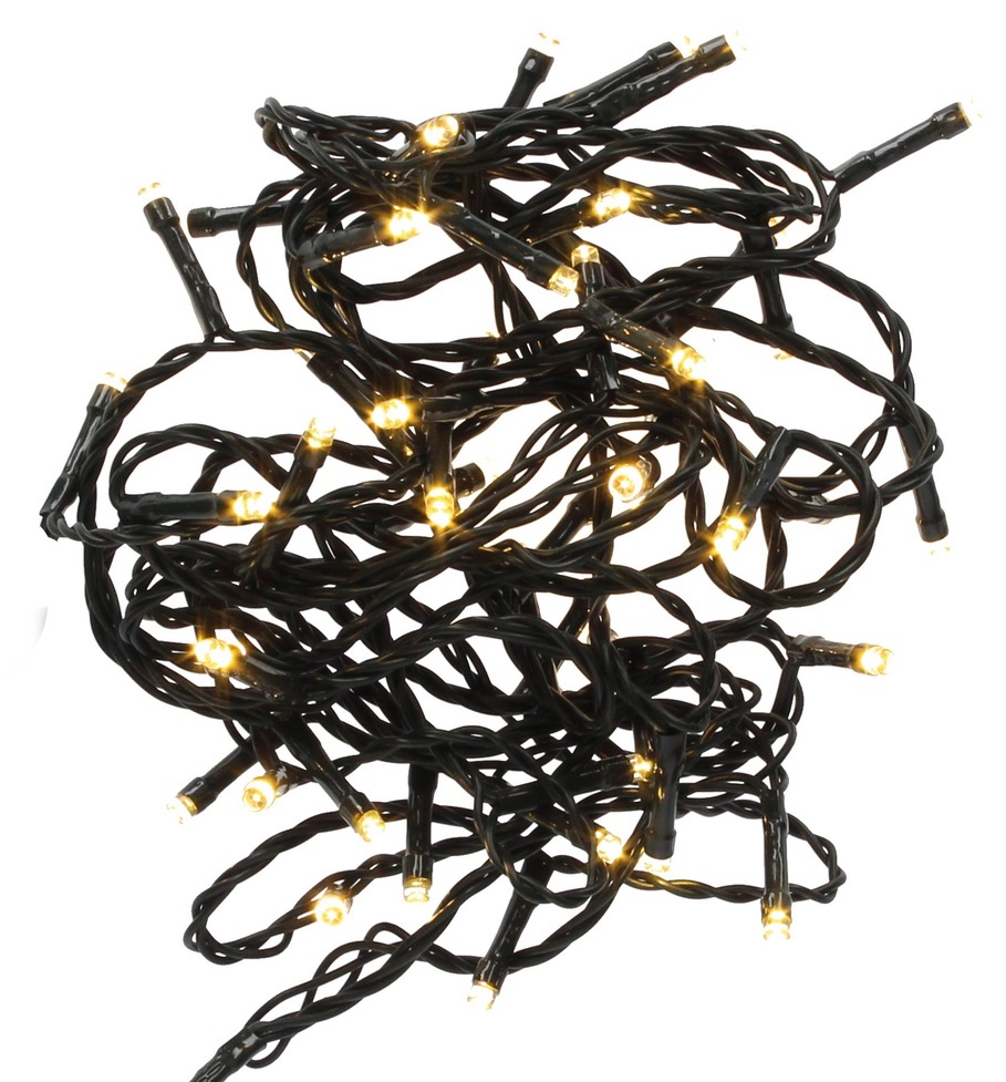 Serie 50 LED´s Branco Quente 3000K Natal 220V c/ Efeitos (5 mts) - GSC