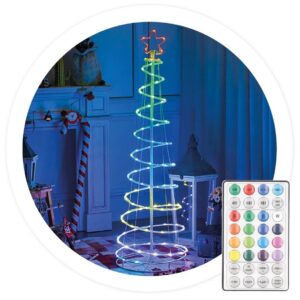 Árvore de Natal 100 LED´s RGB USB IP44 c/ Comando (1,5 mts) - GSC