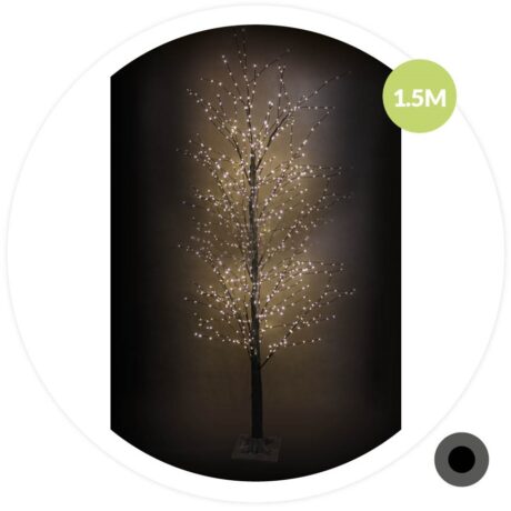 Árvore Decorativa 900 Micro LEDs Branco Quente 3000K (1,5 mts) - GSC
