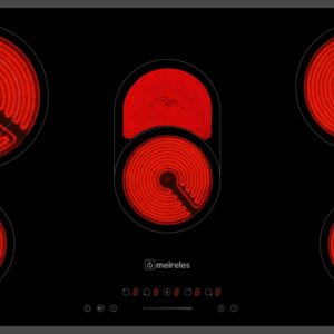 Placa Vitrocerâmica MV 2905 90cm 5 Zonas 8400W (Preto) - MEIRELES