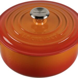Caçarola Cocotte Redonda 20cm 2.4L (Laranja) - LE CREUSET