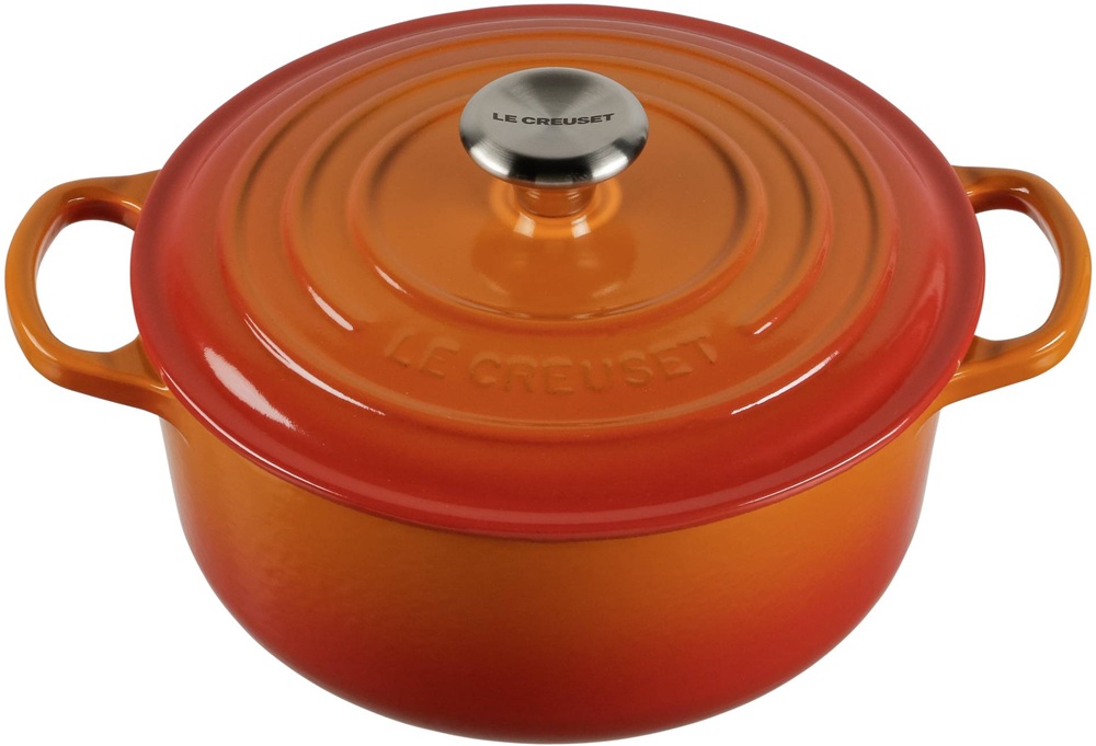 Caçarola Cocotte Redonda 20cm 2.4L (Laranja) - LE CREUSET