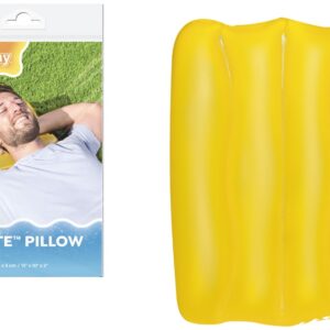 Almofada Insufl?vel 38 x 25cm (Amarelo) - BESTWAY 52127