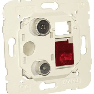 Tomada Mista R - TV - RJ45 Cat. 6 UTP Estrela - EFAPEL